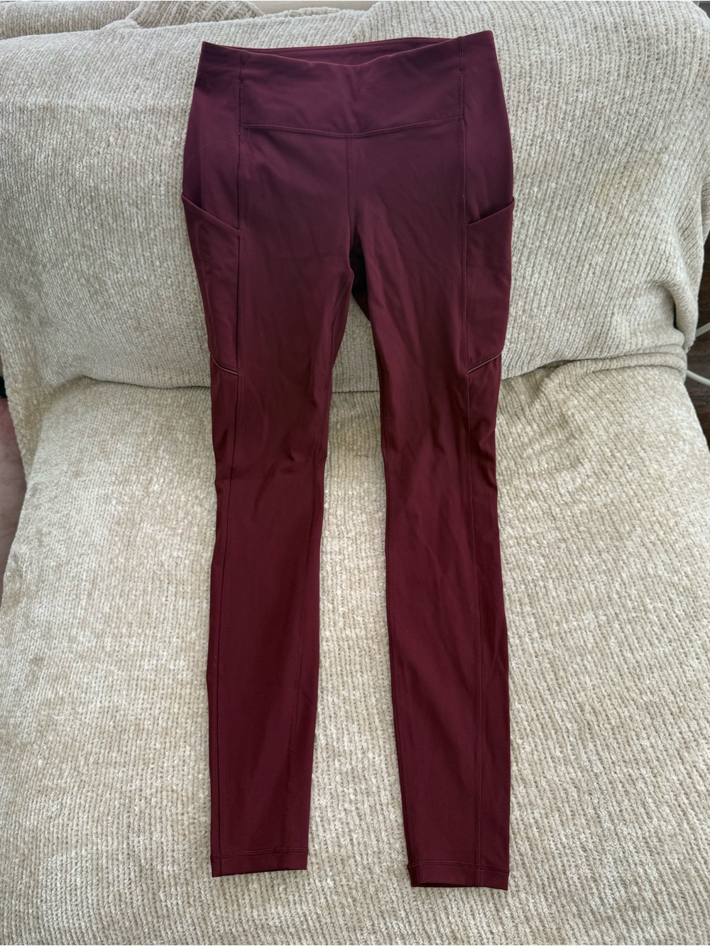 Lululemon Speed Up Leggings Maroon